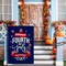 July 4th Garden Flag, Patriotic Memorial Independence Day Flag, Double Sided Yard Flag 12x18 Inch for Home Decor Outdoor Decorations (July4th-04)